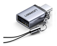 Przejściówka UGREEN US270 Adapter USB Typu C do USB 3.0 szary
